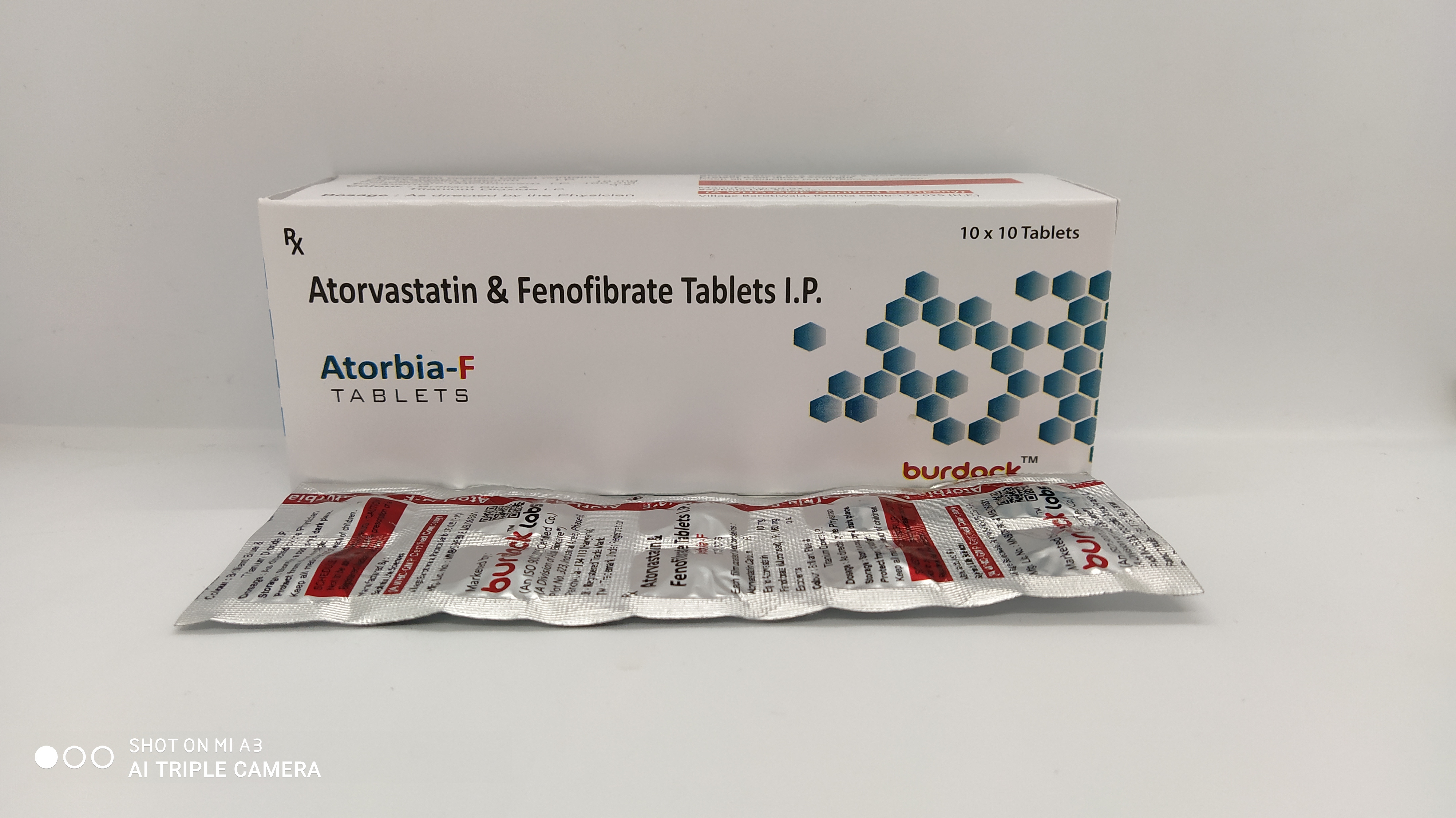 ATORBIA-F | ATORVASTATIN 10mg + FINOFIBRATE 160mg